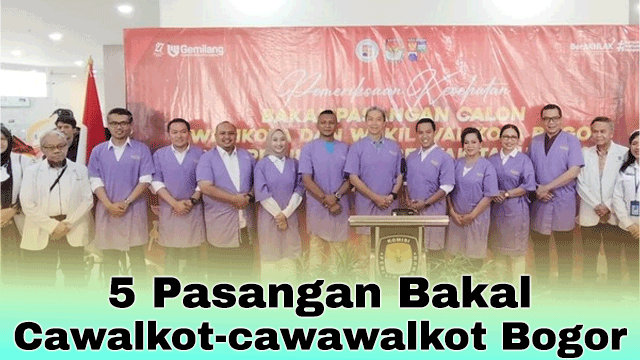 5 Pasangan Bakal Cawalkot-cawawalkot Bogor